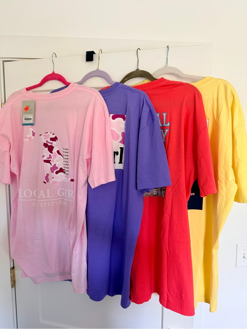 4 New Women’s XL Local Boys T Shirts